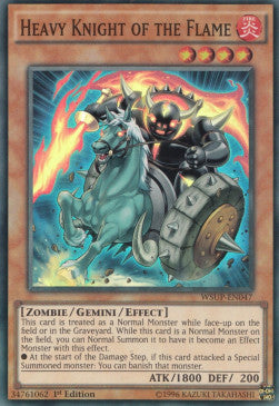 Heavy Knight of the Flame⁣ - World Superstars⁣ (Super Rare)⁣ [047]