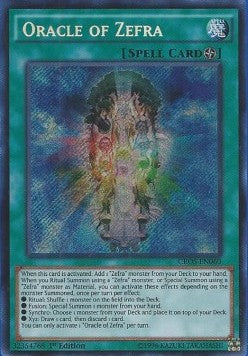 Oracle of Zefra⁣ - Crossed Souls⁣ (Secret Rare)⁣ [060]
