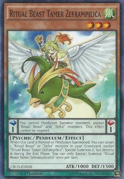 Ritual Beast Tamer Zeframpilica⁣ - Crossed Souls⁣ (Common)⁣ [028]