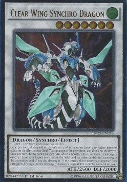 Clear Wing Synchro Dragon (V.2 - Ultimate Rare) - Crossed Souls (Ultimate Rare) [CROS-046]
