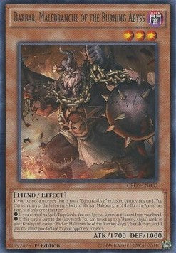 Barbar, Malebranche of the Burning Abyss⁣ - Crossed Souls⁣ (Rare)⁣ [083]