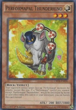 Performapal Thunderhino⁣ - Crossed Souls⁣ (Common)⁣ [096]