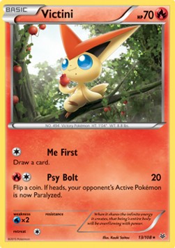 Victini⁣ - Roaring Skies⁣ (Rare)⁣ [13]