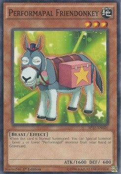 Performapal Friendonkey (V.2 - Shatterfoil)⁣ - Star Pack Arc-V⁣ (Shatterfoil)⁣ [026]