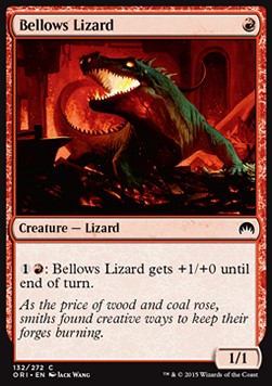 Bellows Lizard⁣ - Magic Origins⁣ (Common)⁣ [132]