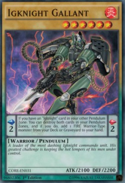 Igknight Gallant - Clash of Rebellions (Common) [CORE-031]