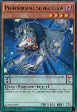 Performapal Silver Claw⁣ - Clash of Rebellions⁣ (Common)⁣ [090]