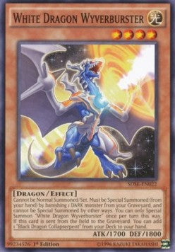 White Dragon Wyverburster⁣ - Structure Deck: Synchron Extreme⁣ (Common)⁣ [022]