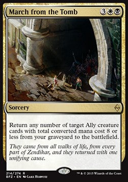 March from the Tomb⁣ - Battle for Zendikar⁣ (Rare)⁣ [214]