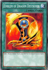 Emblem of Dragon Destroyer⁣ - Yugi's Legendary Decks⁣ (Common)⁣ [C34]