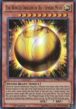 The Winged Dragon of Ra - Sphere Mode⁣ - Duelist Pack: Battle City⁣ (Ultra Rare)⁣ [001]