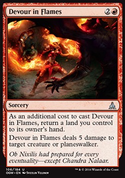 Devour in Flames⁣ - Oath of the Gatewatch⁣ (Uncommon)⁣ [106]
