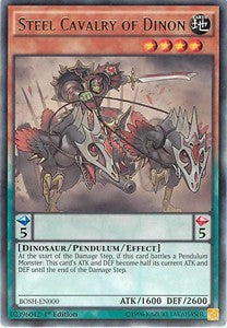 Steel Cavalry of Dinon (V.1 - Rare) - Breakers of Shadow (Rare) [BOSH-000]