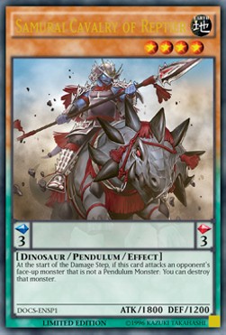 Samurai Cavalry of Reptier (V.2 - Ultra Rare)⁣ - Dimension of Chaos⁣ (Ultra Rare)⁣ [SP1]