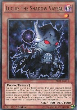 Lucius the Shadow Vassal⁣ - Structure Deck: Emperor of Darkness⁣ (Common)⁣ [010]