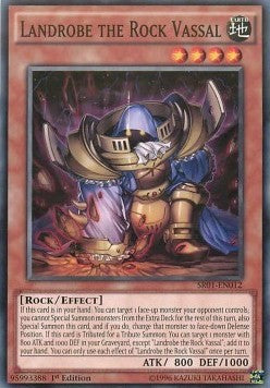 Landrobe the Rock Vassal⁣ - Structure Deck: Emperor of Darkness⁣ (Common)⁣ [012]