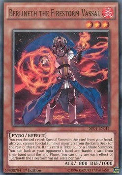 Berlineth the Firestorm Vassal⁣ - Structure Deck: Emperor of Darkness⁣ (Common)⁣ [014]