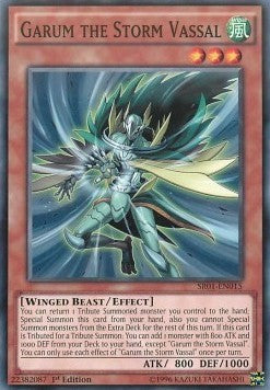 Garum the Storm Vassal⁣ - Structure Deck: Emperor of Darkness⁣ (Common)⁣ [015]