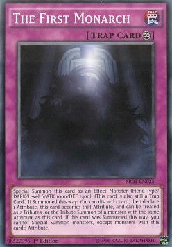The First Monarch⁣ - Structure Deck: Emperor of Darkness⁣ (Common)⁣ [035]