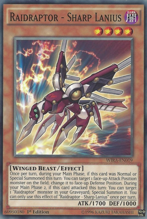Raidraptor - Sharp Lanius - Wing Raiders (Common) [WIRA-019]