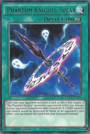 Phantom Knights' Spear - Wing Raiders (Rare) [WIRA-008]
