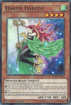 Harpie Harpist - Wing Raiders (Rare) [WIRA-041]