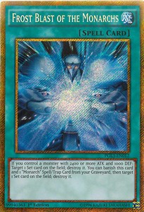 Frost Blast of the Monarchs⁣ - Premium Gold: Infinite Gold⁣ (Gold Secret Rare)⁣ [012]