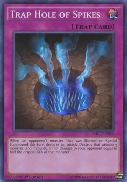 Trap Hole of Spikes⁣ - Millennium Pack⁣ (Super Rare)⁣ [022]