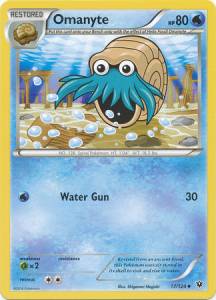 Omanyte⁣ - Fates Collide⁣ (Uncommon)⁣ [17]