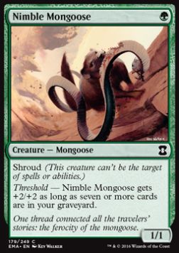 Nimble Mongoose⁣ - Eternal Masters⁣ (Common)⁣ [179]