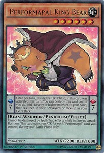 Performapal King Bear⁣ - Starter Deck: Yuya⁣ (Ultra Rare)⁣ [002]
