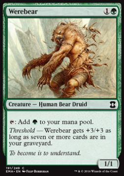 Werebear⁣ - Eternal Masters⁣ (Common)⁣ [191]