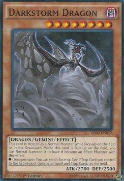Darkstorm Dragon⁣ - Structure Deck: Rise of the True Dragons⁣ (Common)⁣ [012]