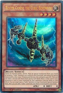 Buster Gundil the Cubic Behemoth (V.1 - Ultra Rare)⁣ - The Dark Side of Dimensions Movie Pack⁣ (Ultra Rare)⁣ [035]
