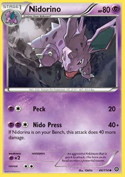 Nidorino⁣ - Steam Siege⁣ (Uncommon)⁣ [44]