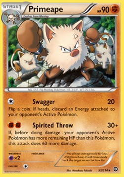 Primeape - Steam Siege (Rare) [STS-53]