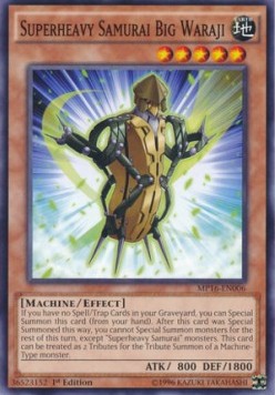 Superheavy Samurai Big Waraji - 2016 Mega-Tin Mega Pack (Common) [MP16-006]