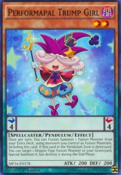 Performapal Trump Girl - 2016 Mega-Tin Mega Pack (Common) [MP16-178]