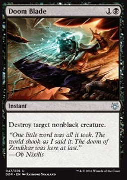 Doom Blade⁣ - Duel Decks: Nissa vs. Ob Nixilis⁣ (Uncommon)⁣ [47]