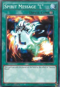 Spirit Message "L" - Duelist Pack: Rivals of the Pharaoh (Common) [DPRP-045]