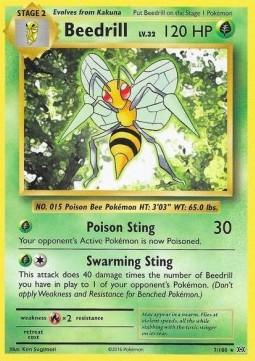 Beedrill⁣ - Evolutions⁣ (Rare)⁣ [7]