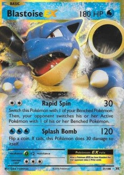 Blastoise EX⁣ - Evolutions⁣ (Ultra Rare)⁣ [21]