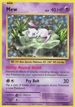 Mew⁣ - Evolutions⁣ (Holo Rare)⁣ [53]