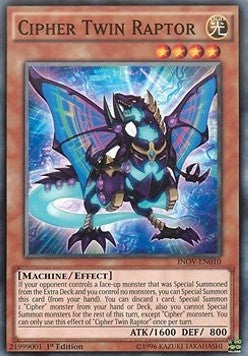Cipher Twin Raptor⁣ - Invasion: Vengeance⁣ (Common)⁣ [010]