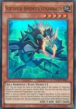 Subterror Behemoth Stygokraken⁣ - Invasion: Vengeance⁣ (Super Rare)⁣ [083]
