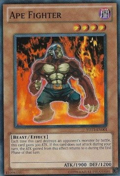 Ape Fighter (V.2 - Super Rare) - 5D's Duel Transer Promotional Cards (Super Rare) [YDT1-001]