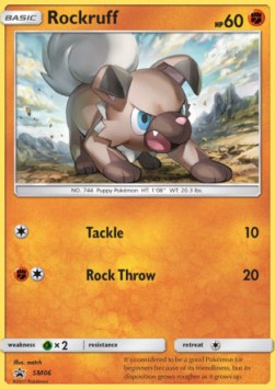 Rockruff⁣ - SM Black Star Promos⁣ (Promo)⁣ [06]