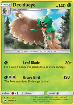 Decidueye⁣ - Sun & Moon⁣ (Rare)⁣ [11]