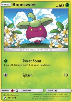 Bounsweet⁣ - Sun & Moon⁣ (Common)⁣ [18]