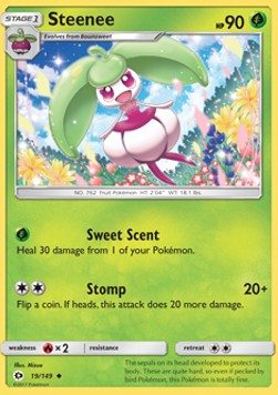 Steenee⁣ - Sun & Moon⁣ (Uncommon)⁣ [19]